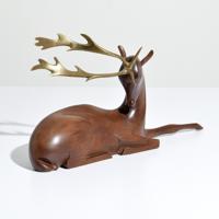 Hagenauer Wien Deer Buck Sculpture, Signed - Sold for $1,625 on 01-29-2022 (Lot 62).jpg